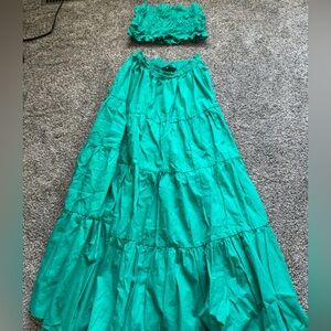 Kourt Ellery Set in green teal